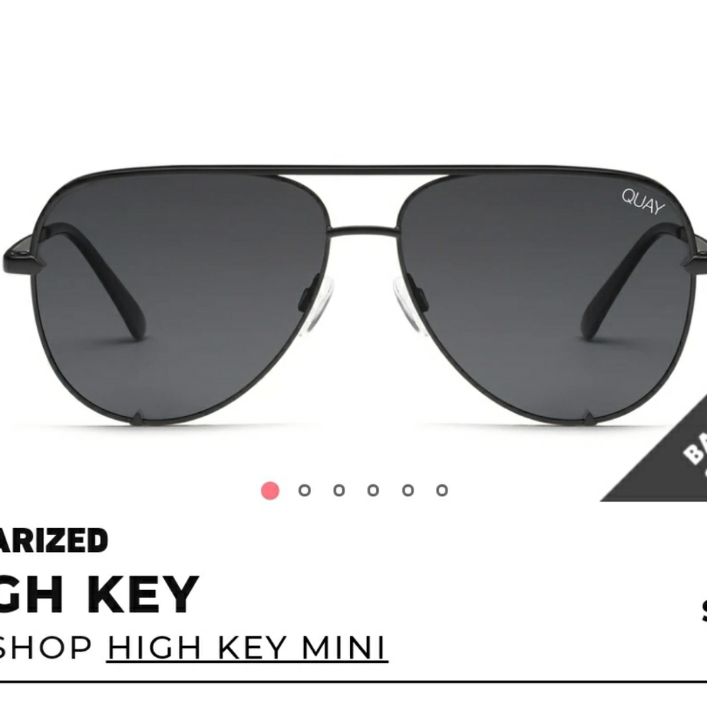 Quay high key glasses